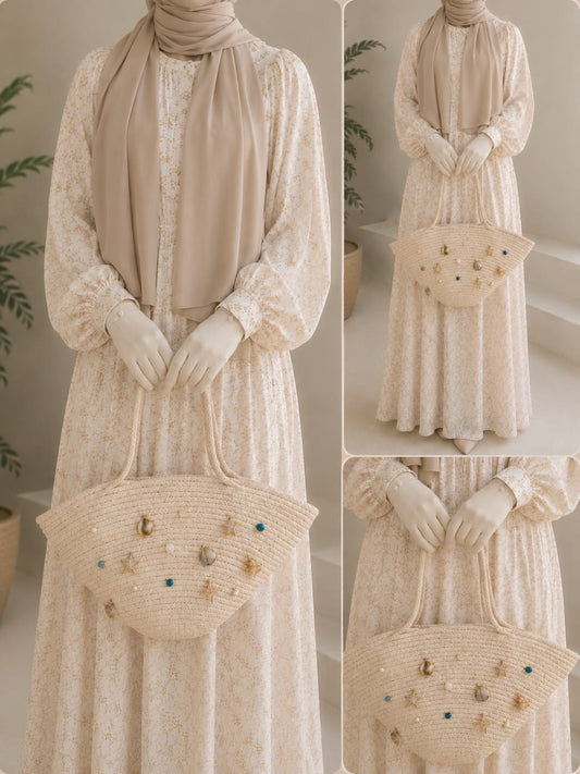 Solara Seashell Rope Tote