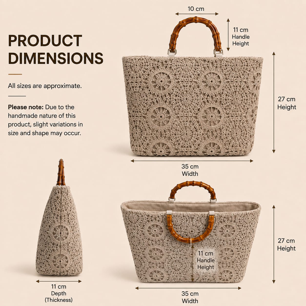 Luna Lace Tote