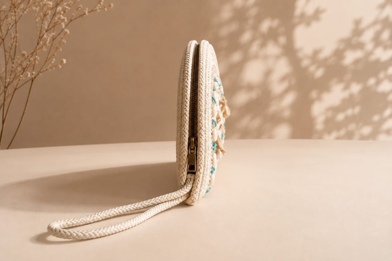 Azure Shell Clutch