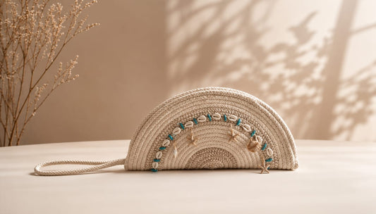 Azure Shell Clutch